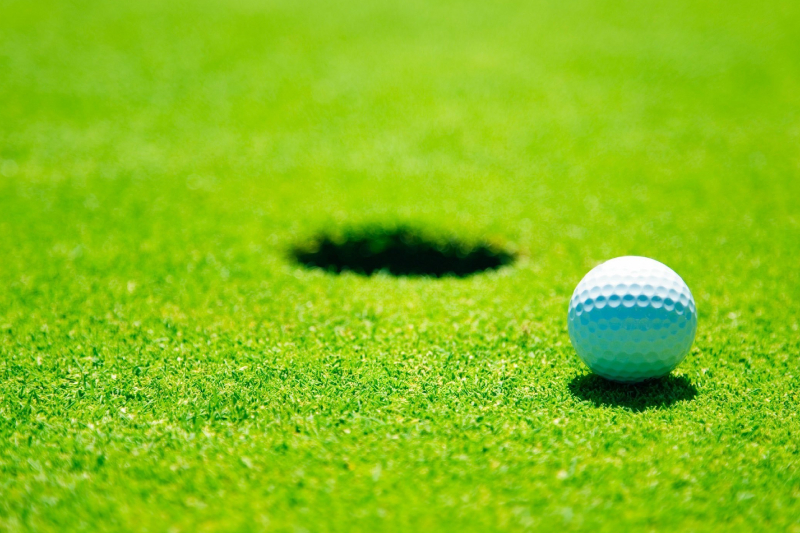 History of balls and holes in golf